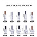 China 4ml 5ml 6ml 7ml Perfume Oil Spray Bottle Screw Black Plastic Manufactory